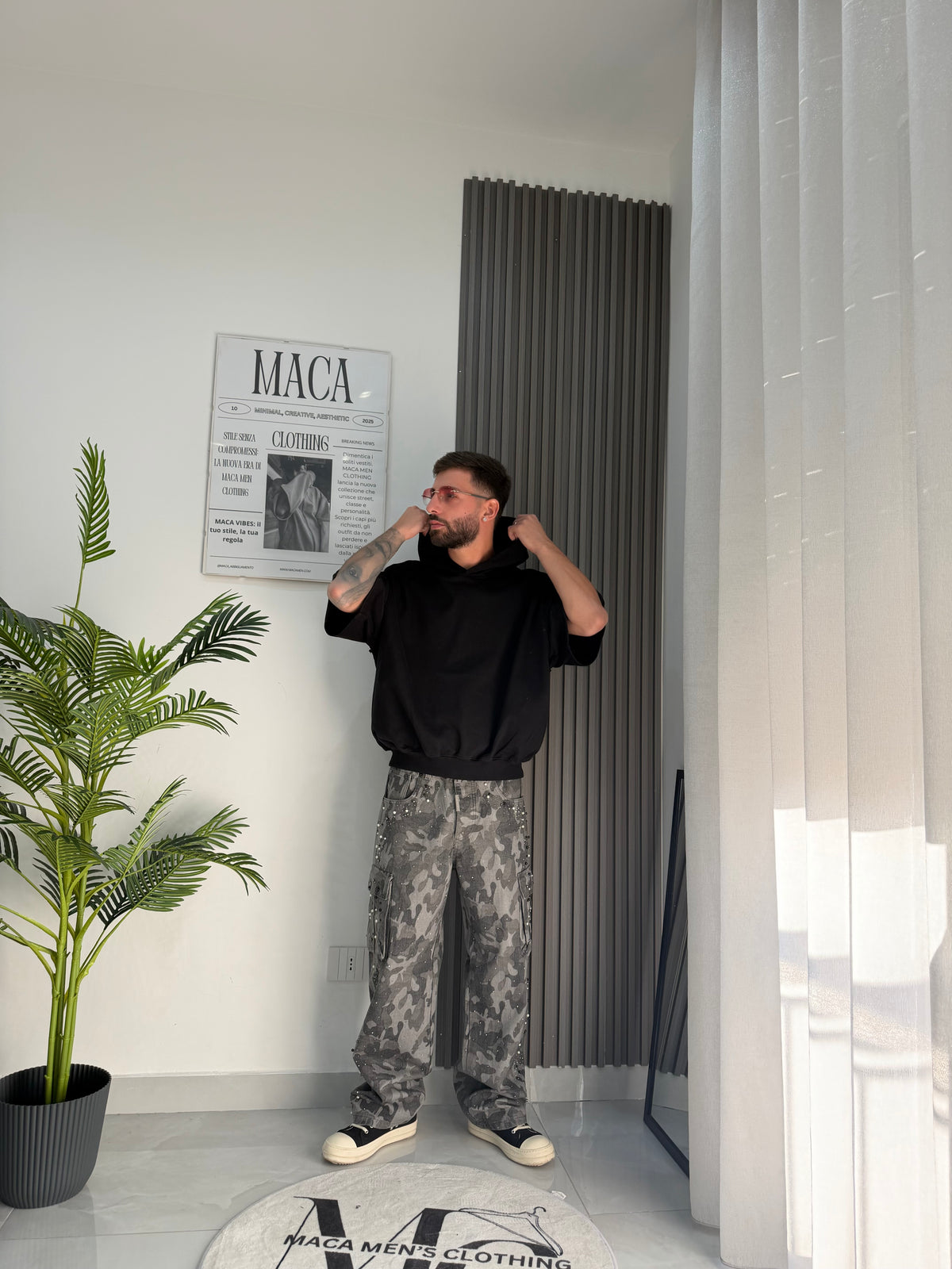 Felpa mezza manica