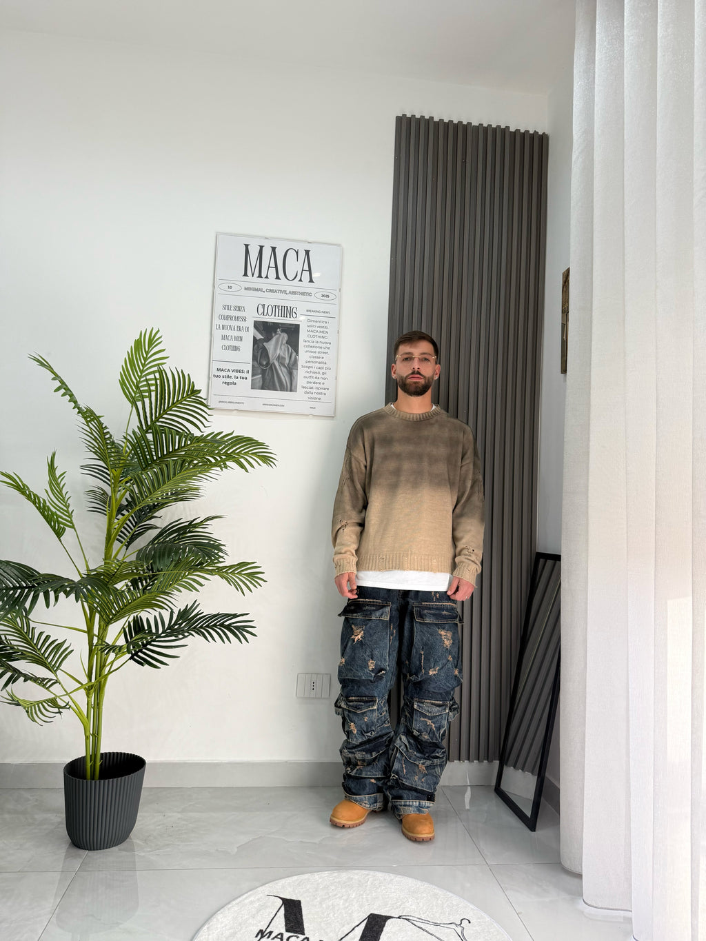 Maglione Degradè crew