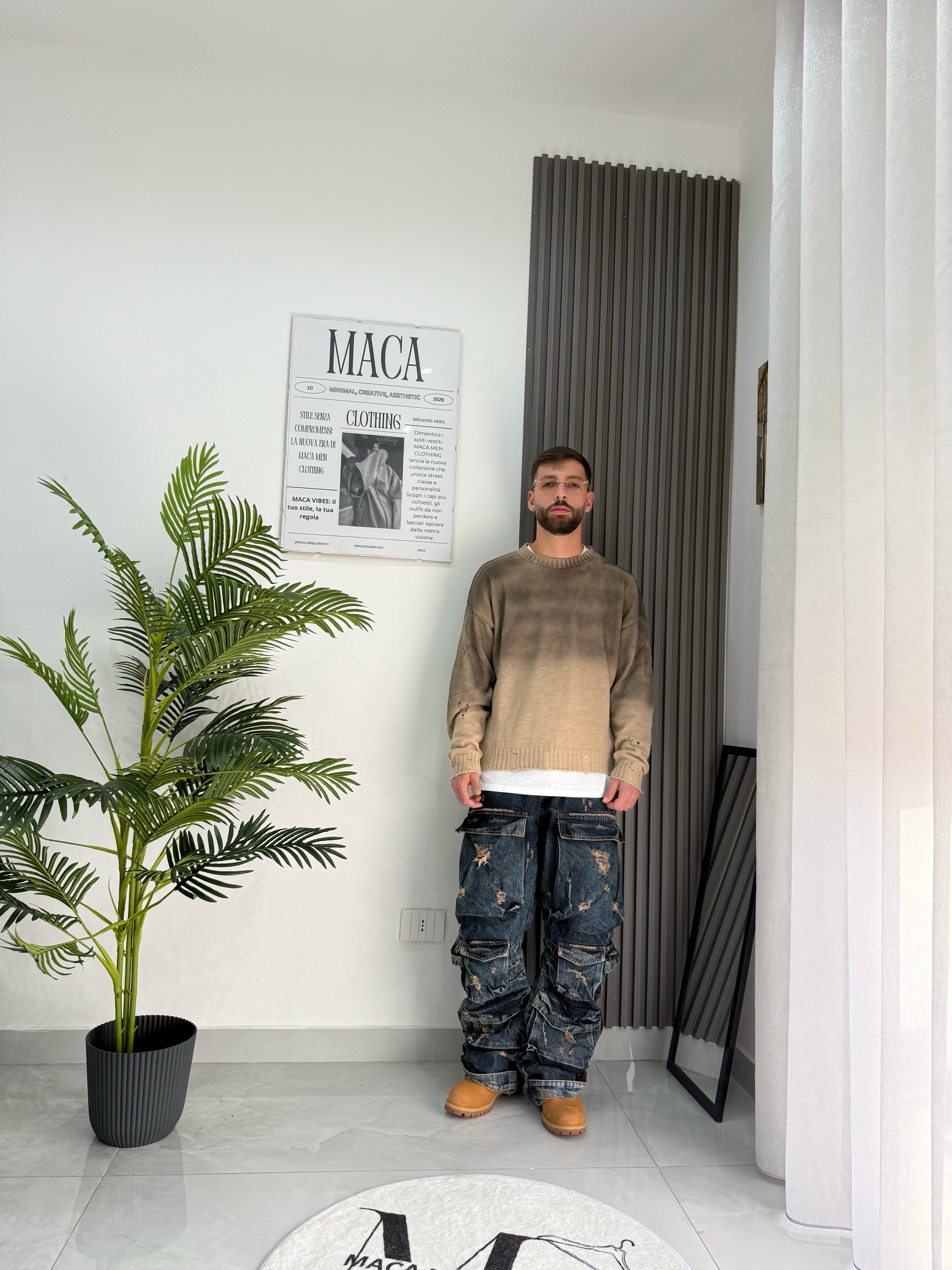 Maglione Degradè crew