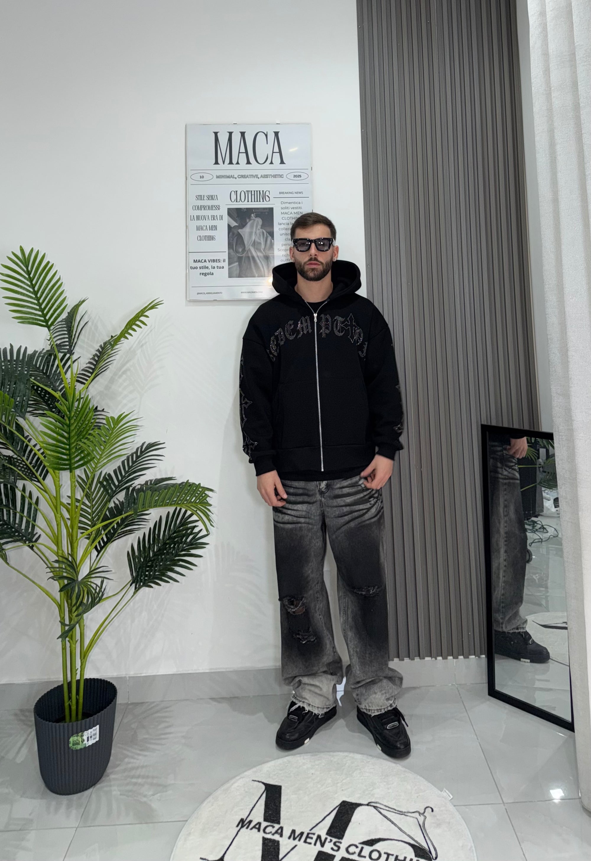 Felpa DIAMOND crop fit