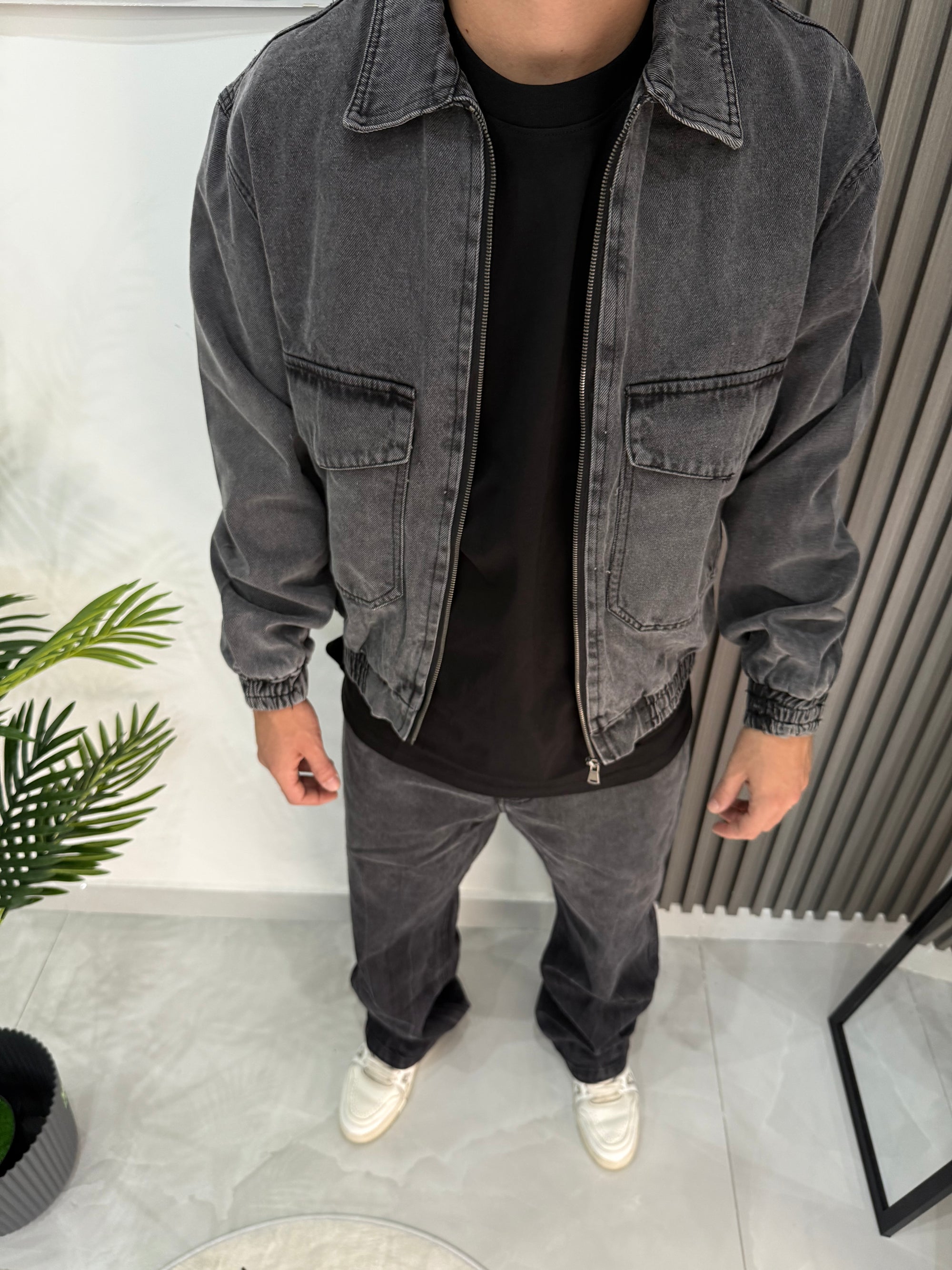 Giacca denimblack