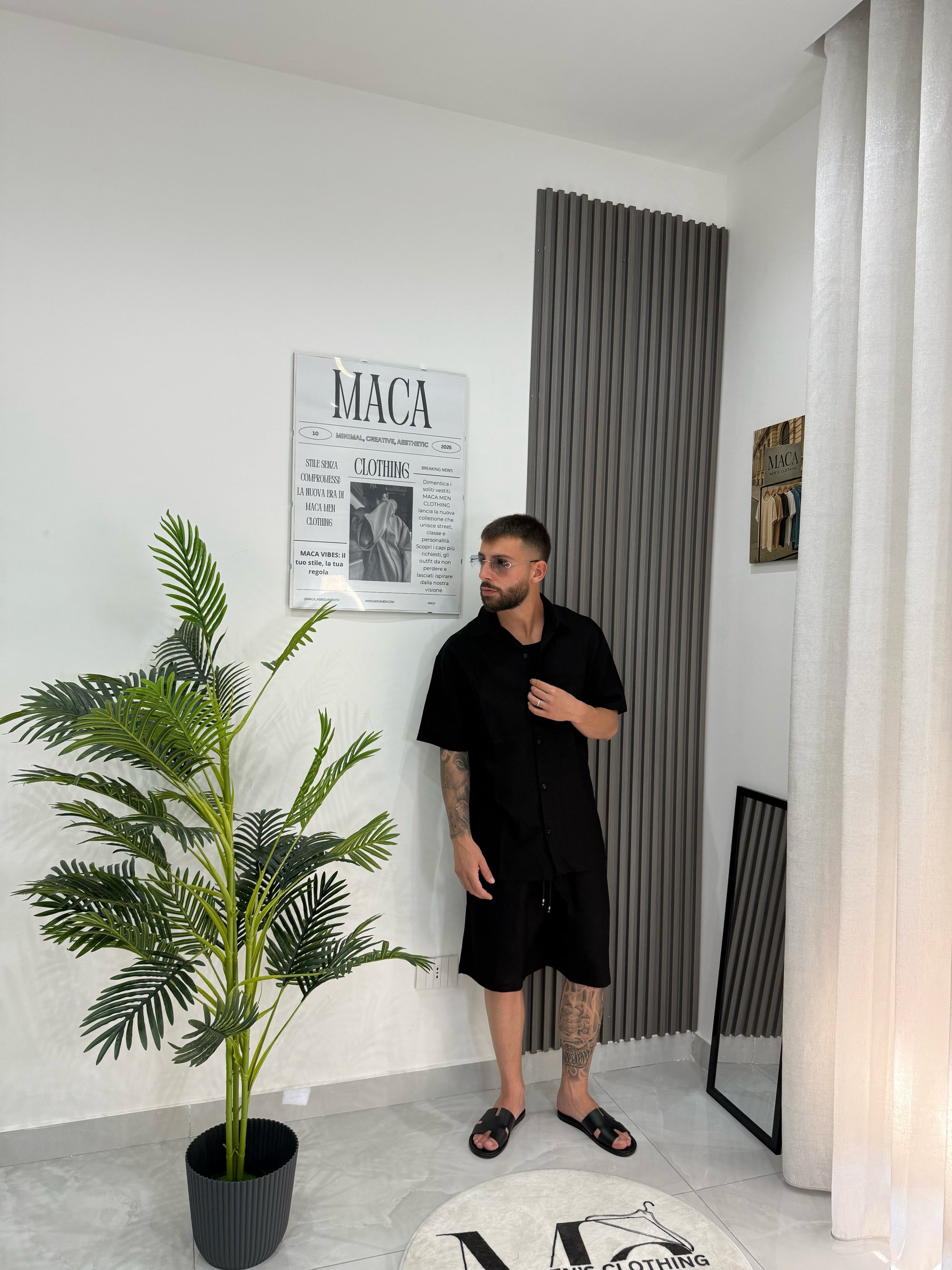Coordinato lino Santorini