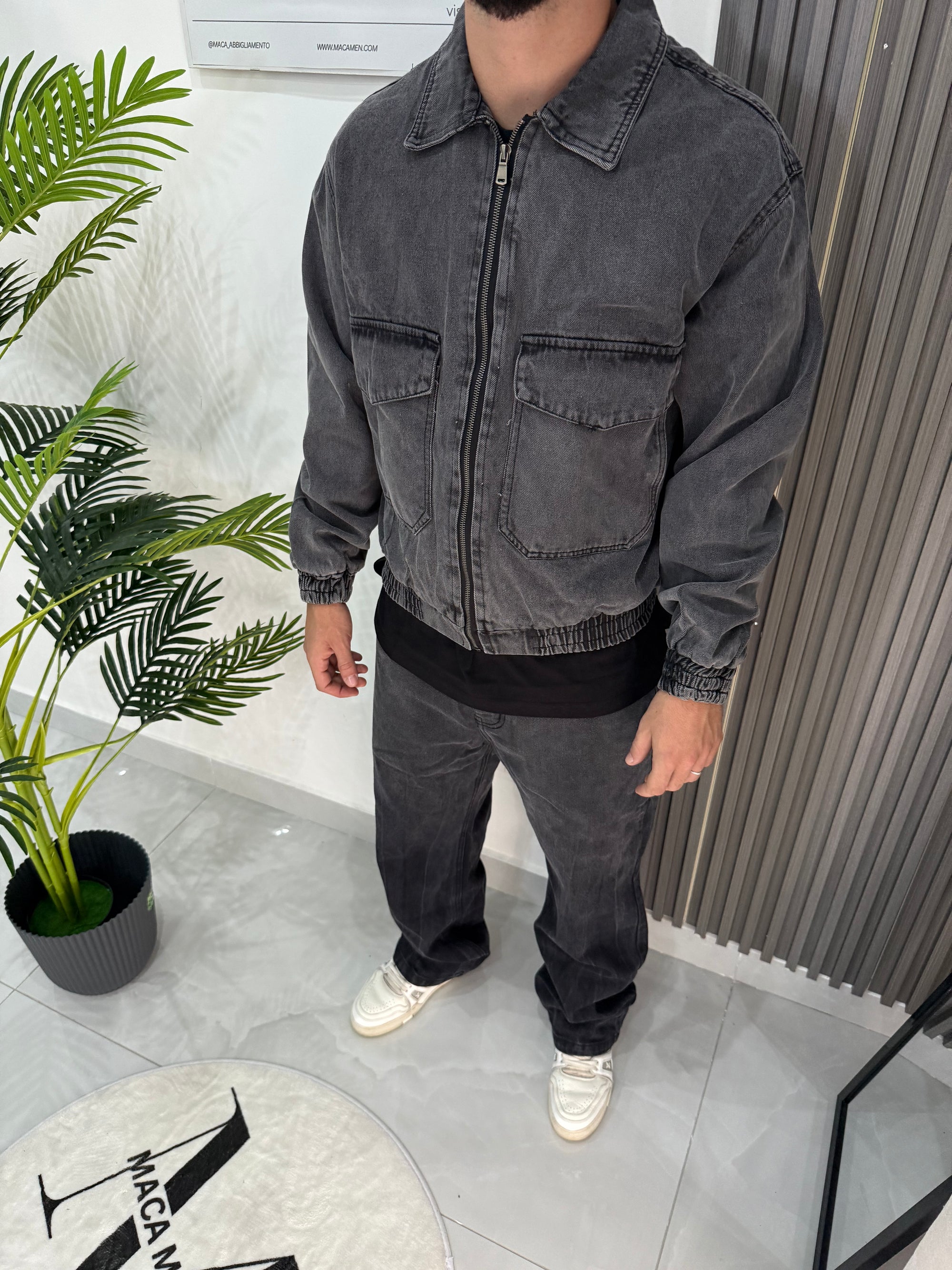 Baggy degradè grey