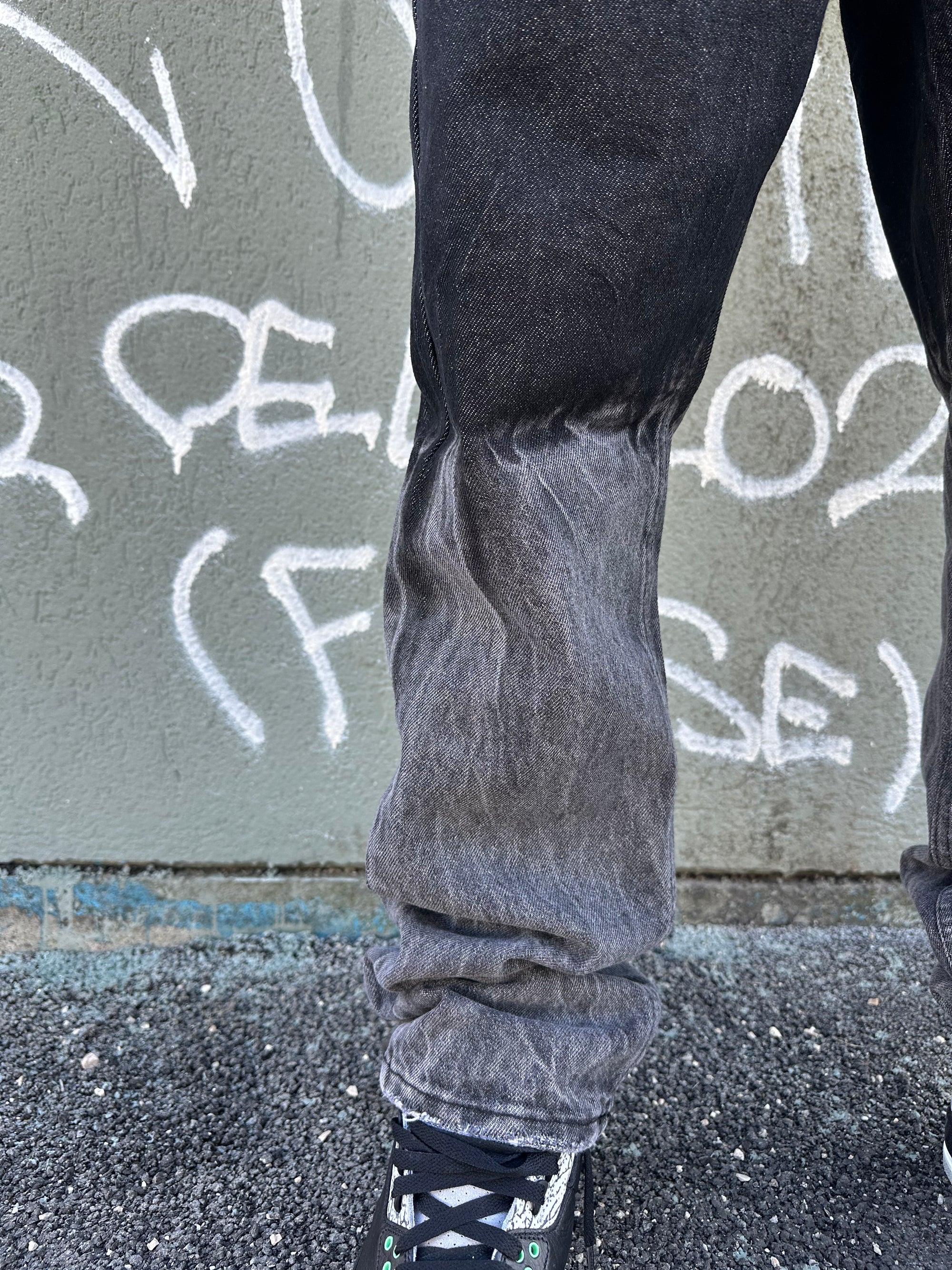 Baggy degradè black