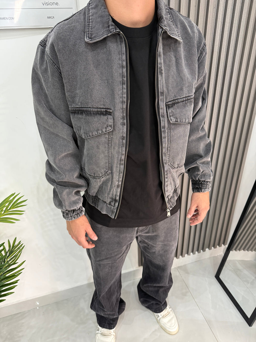 Giacca denimblack
