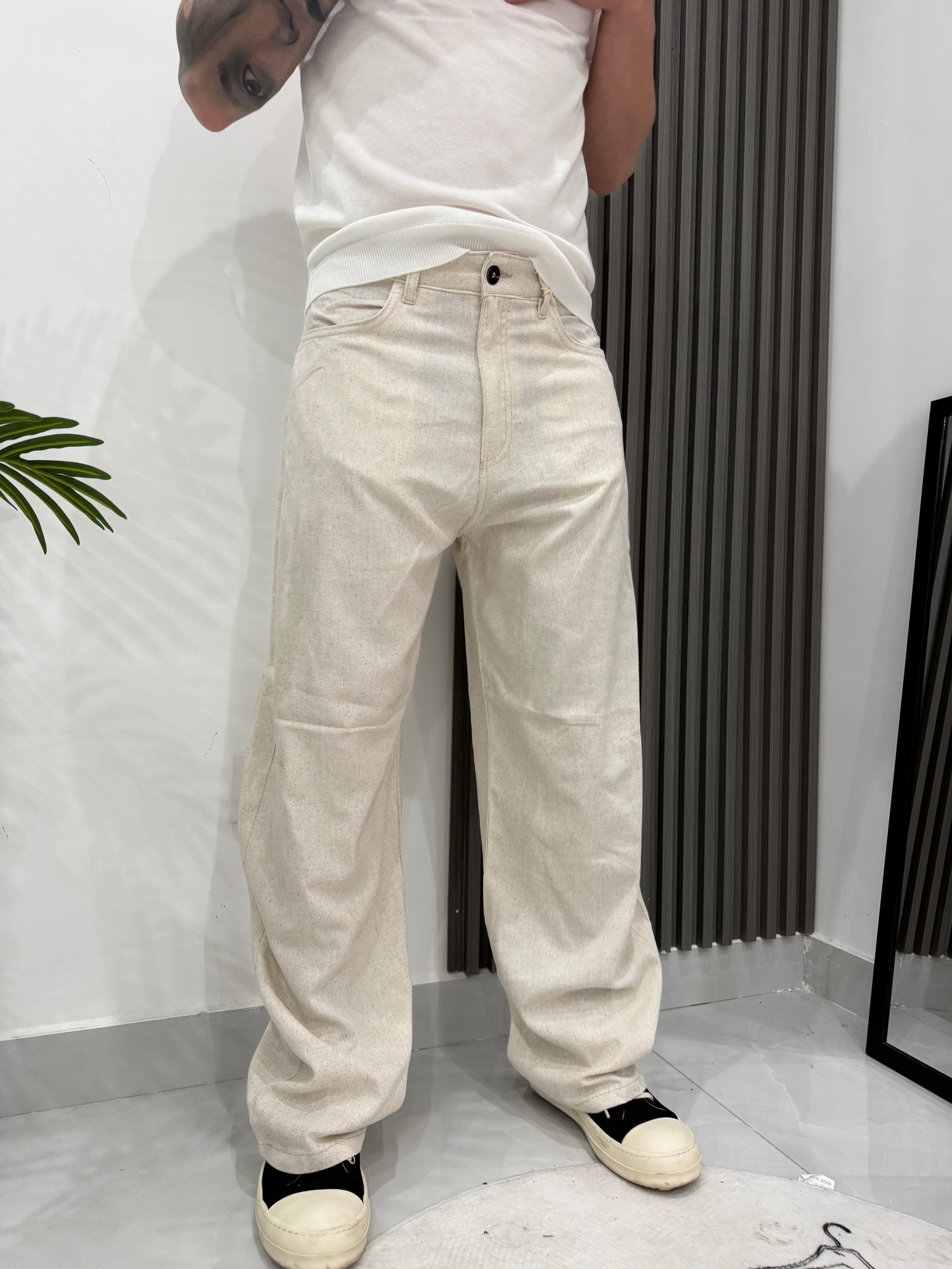 Pantalone Classic Lino