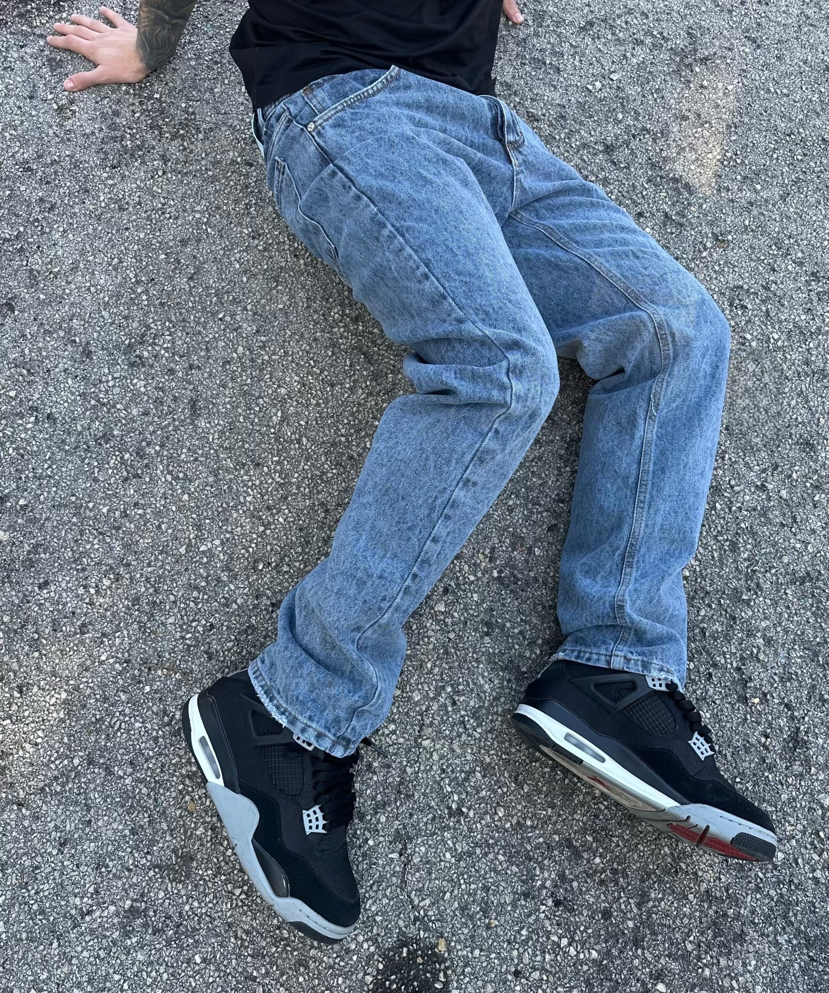 JEANS BAGGY BASIC CIANOTIC