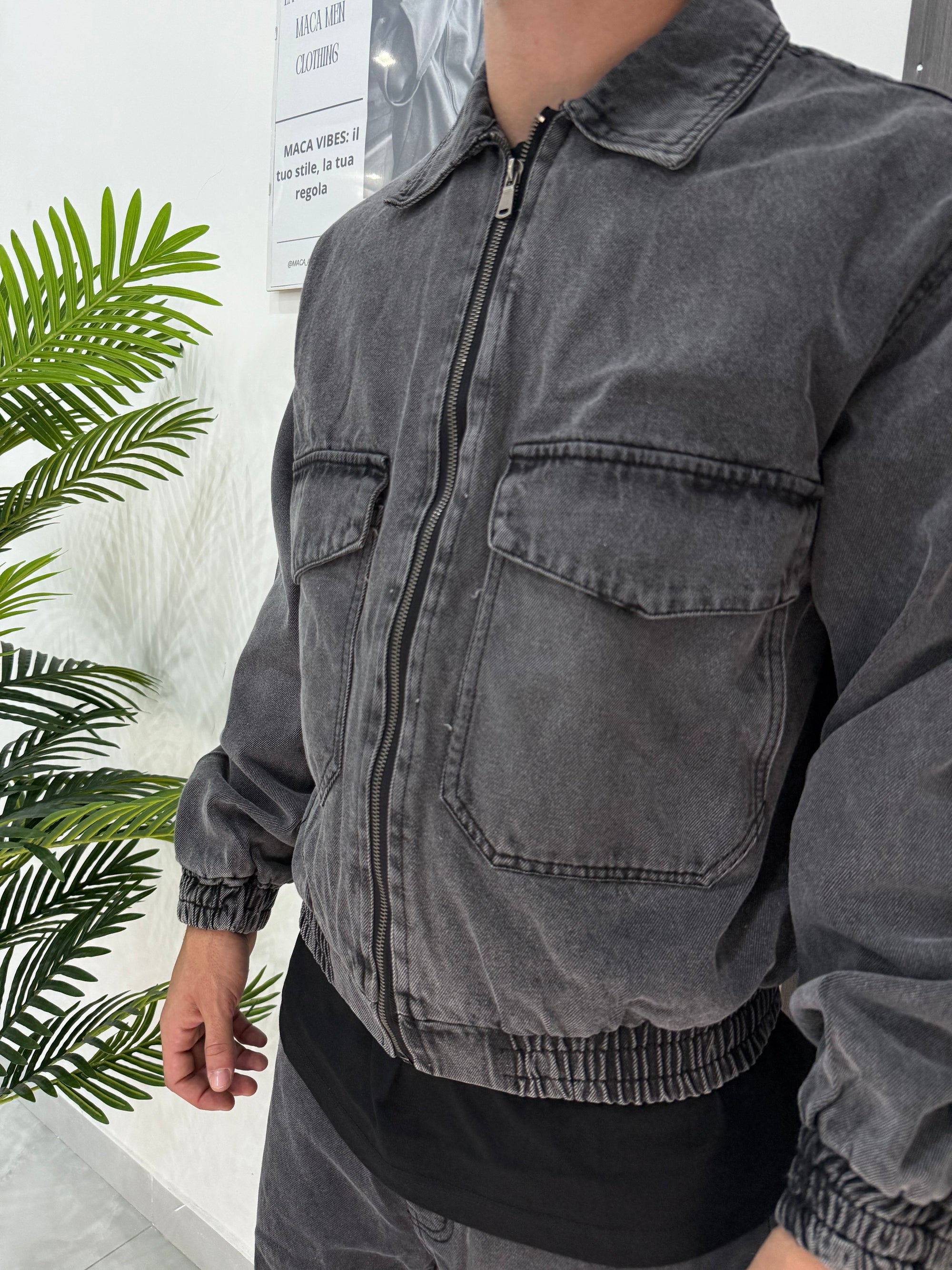 Giacca denimblack
