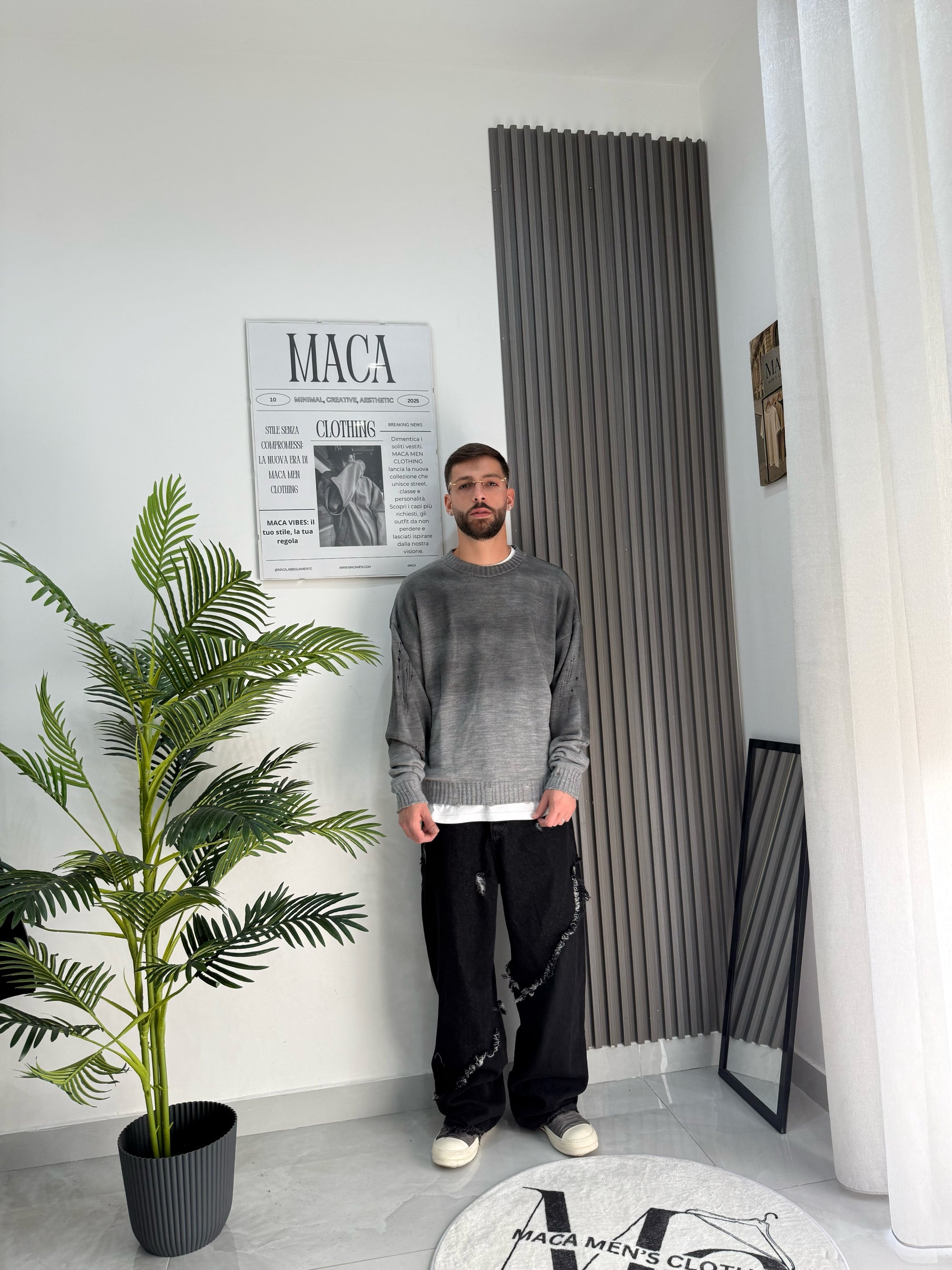 Maglione Degradè crew