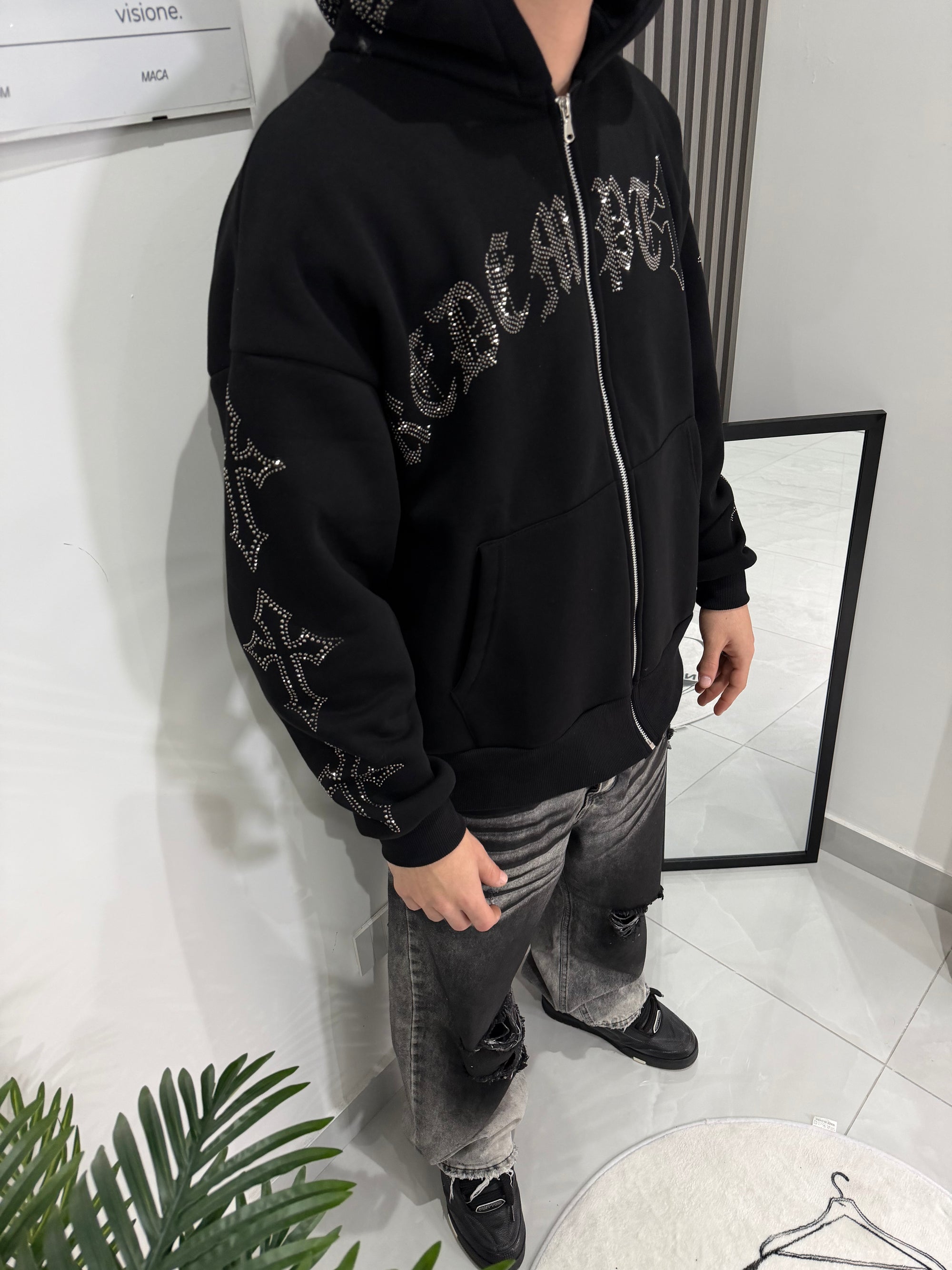 Felpa DIAMOND crop fit