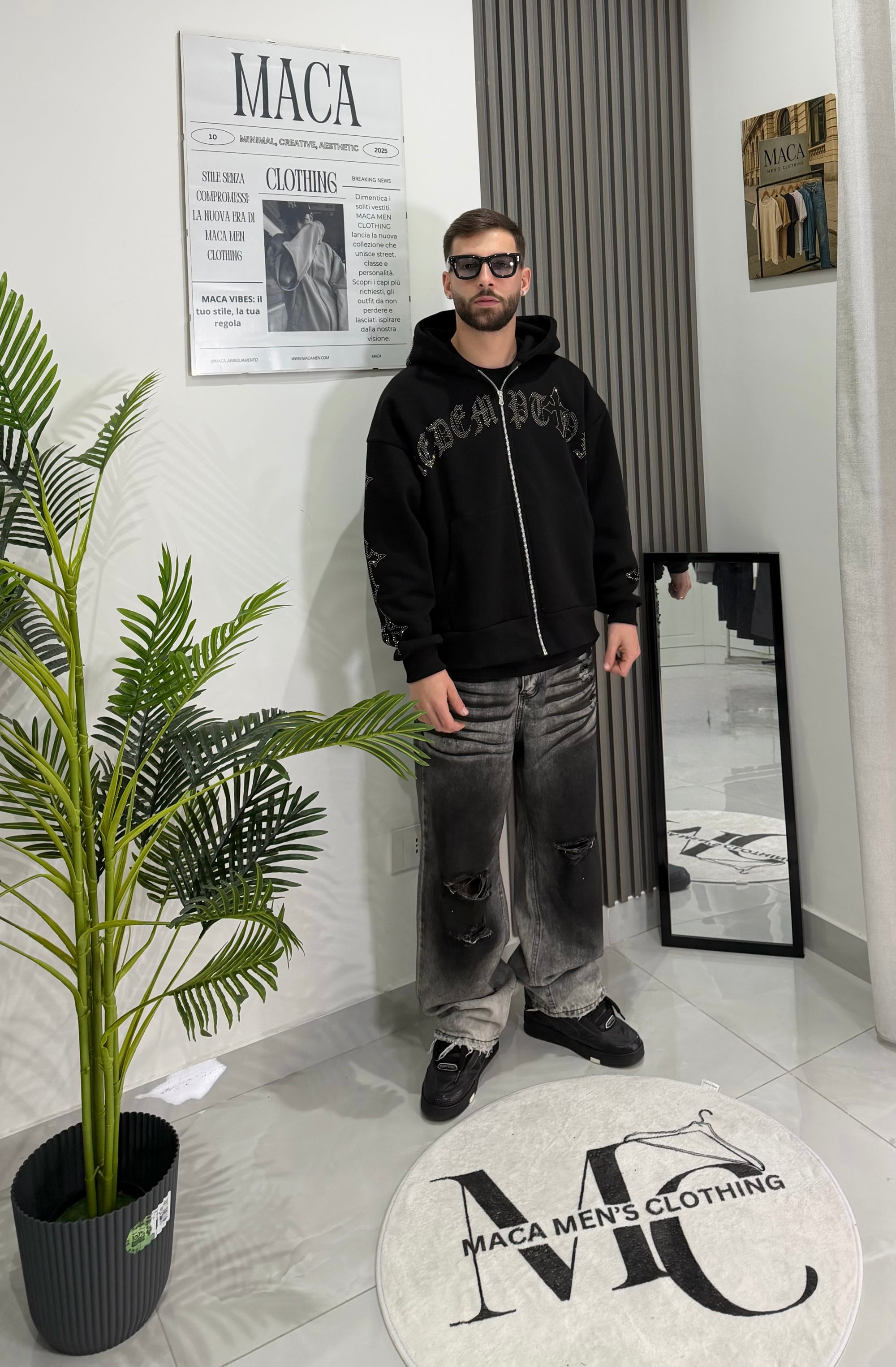 Felpa DIAMOND crop fit