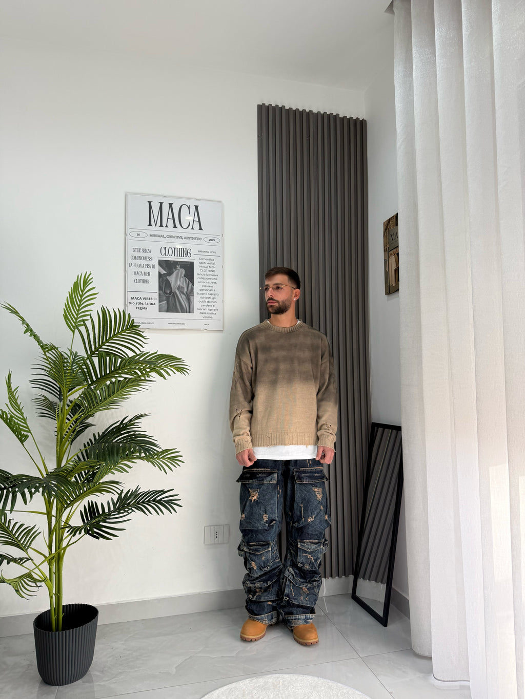 Maglione Degradè crew