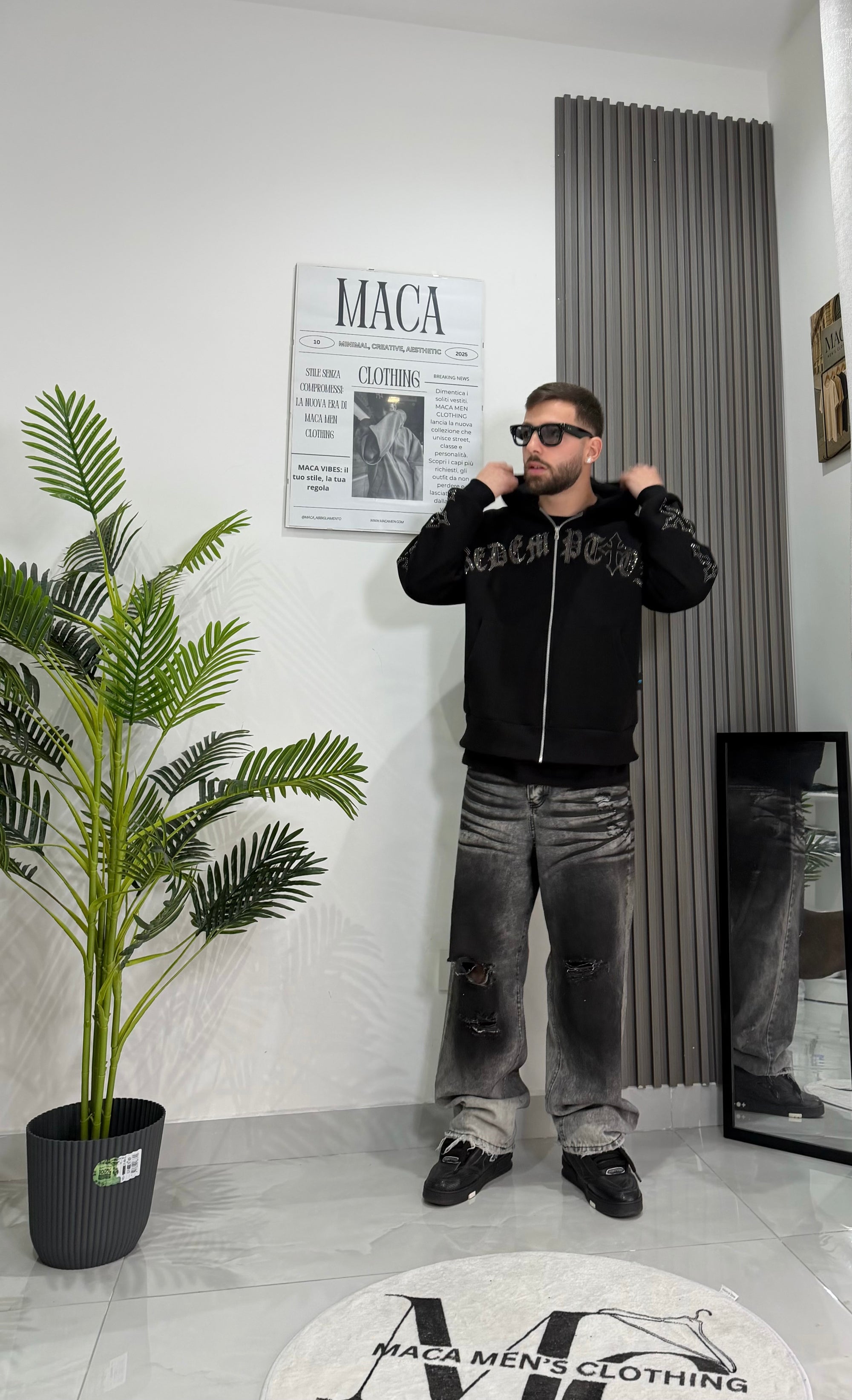 Felpa DIAMOND crop fit