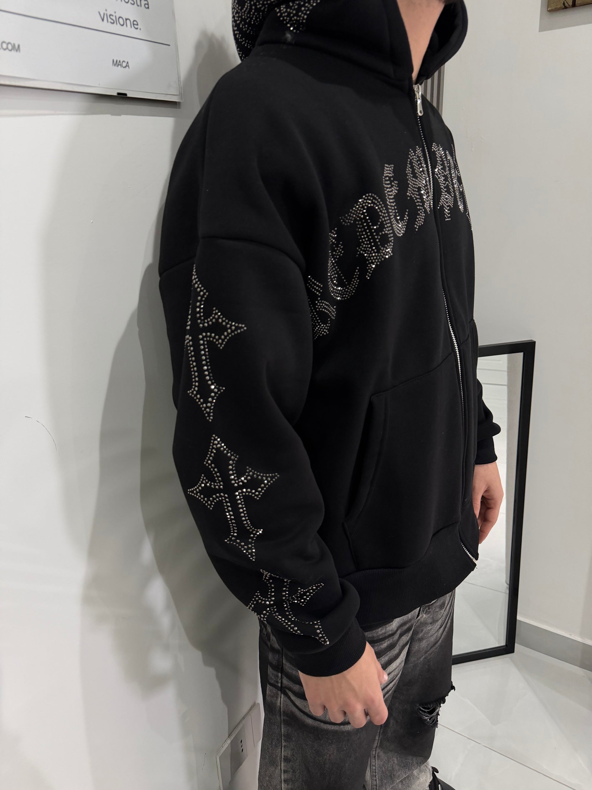 Felpa DIAMOND crop fit