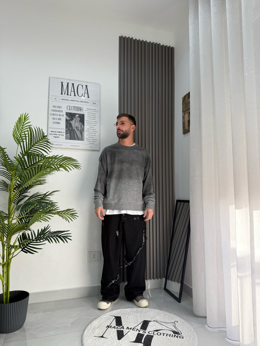 Maglione Degradè crew