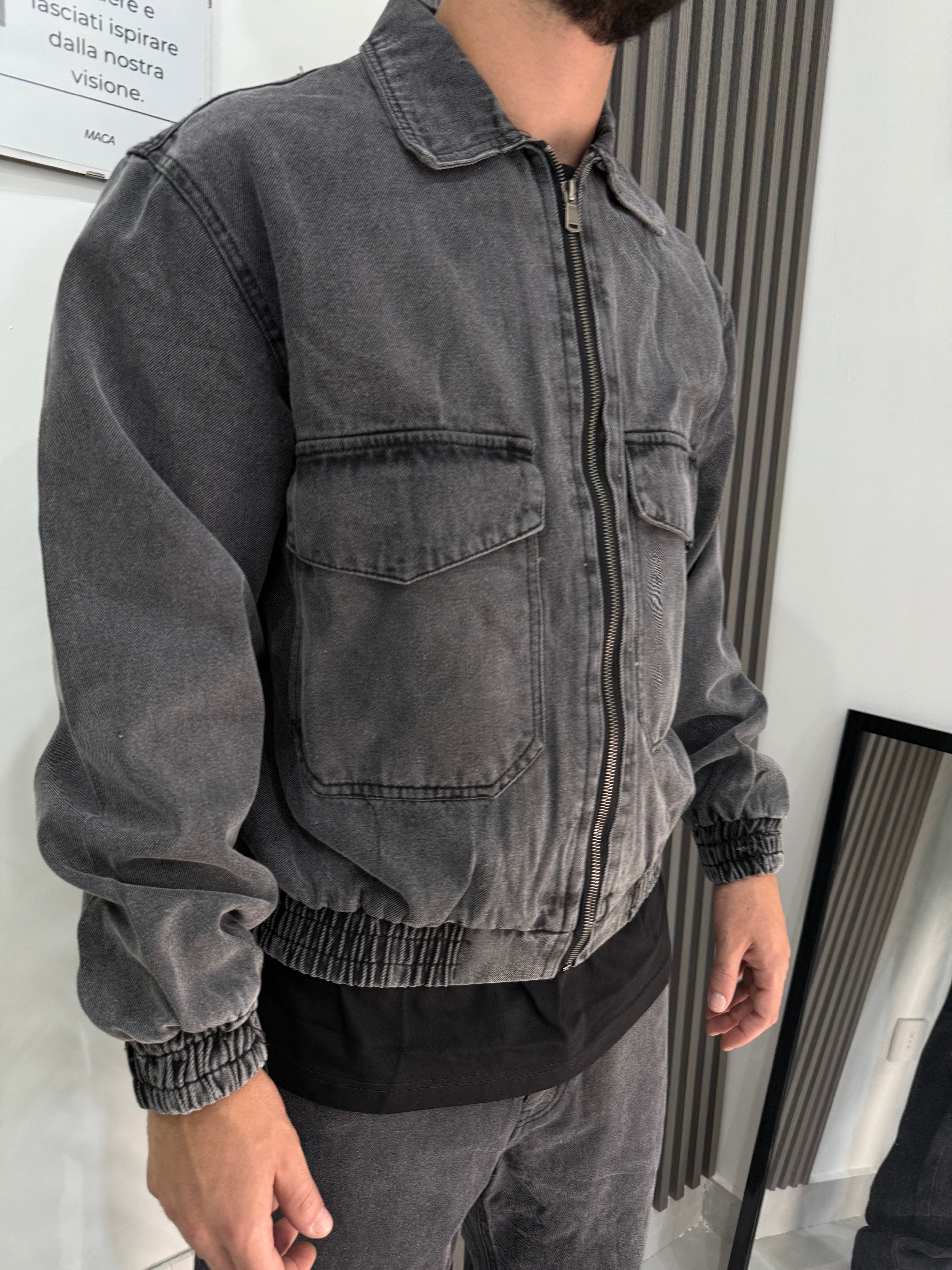 Giacca denimblack