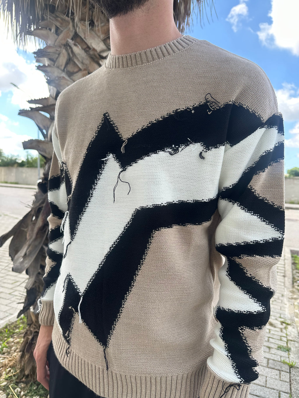 Maglione camel
