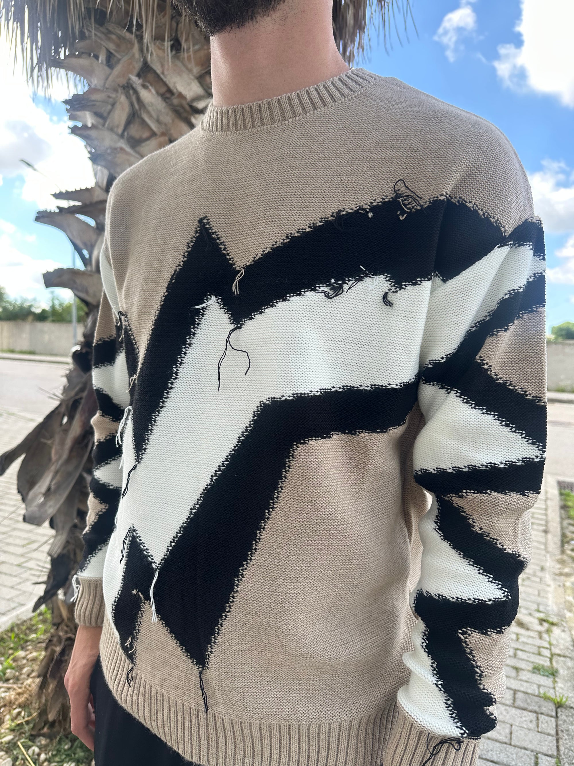 Maglione camel