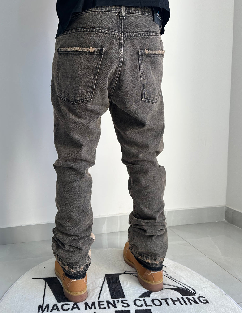JEANS FLARE AMI BLACK