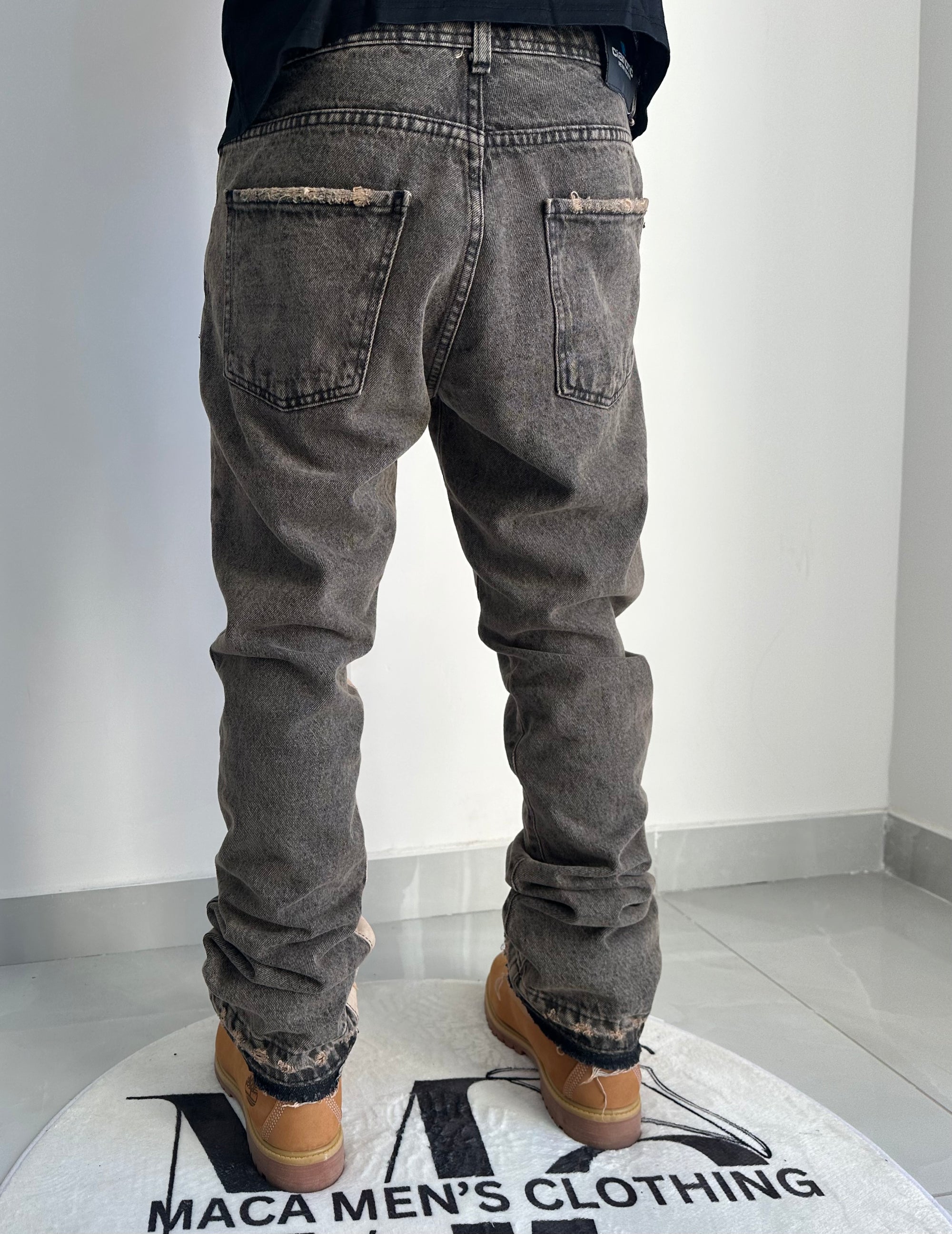 JEANS FLARE AMI BLACK