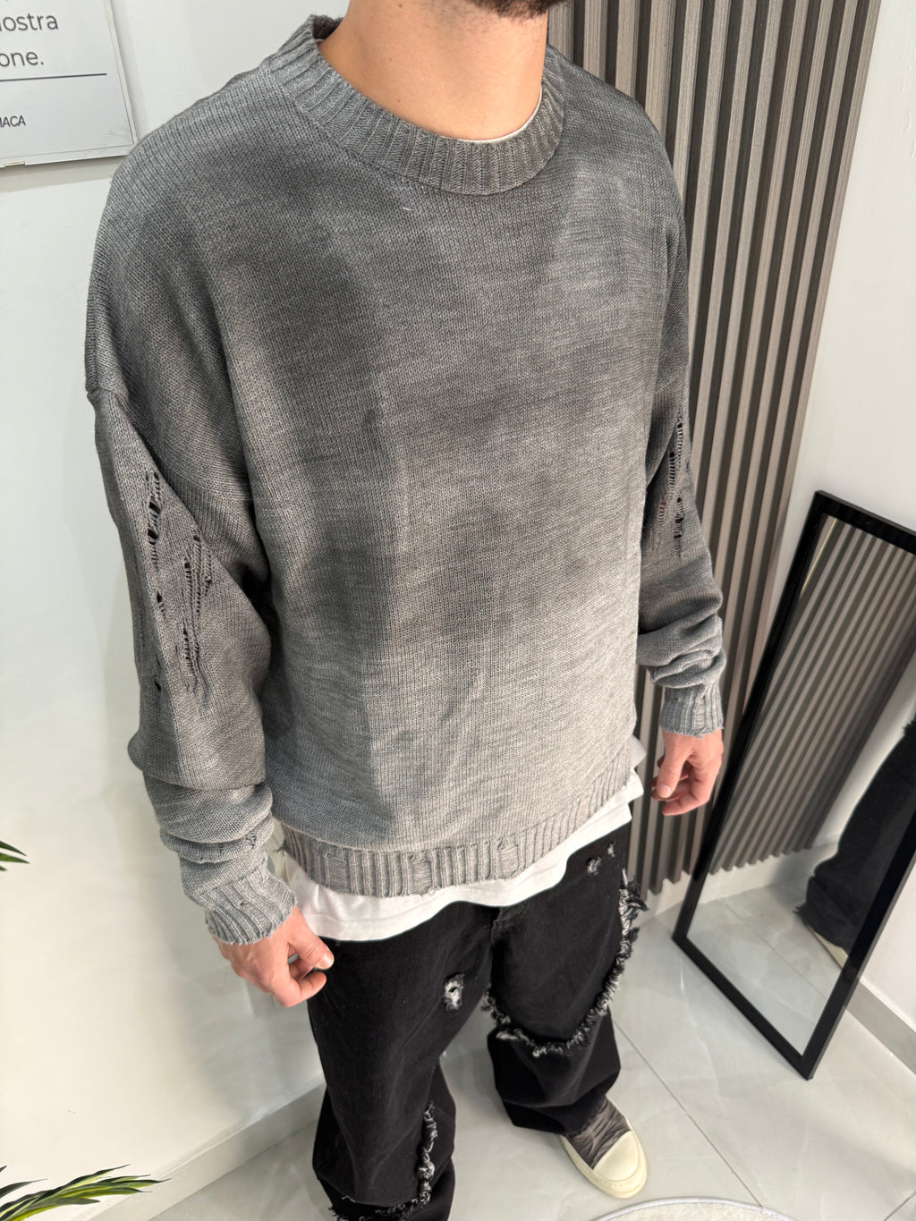 Maglione Degradè crew