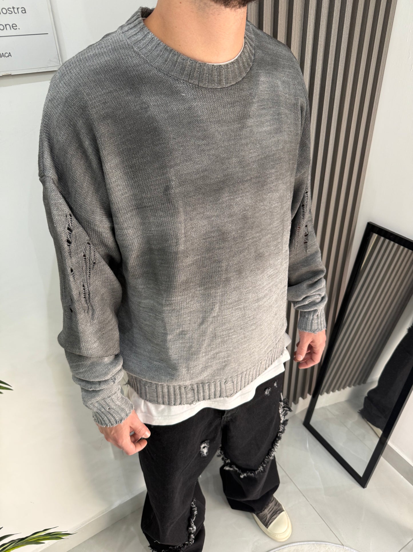 Maglione Degradè crew