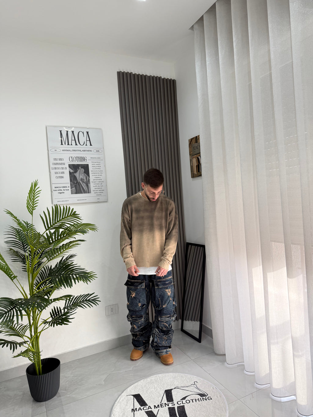 Maglione Degradè crew