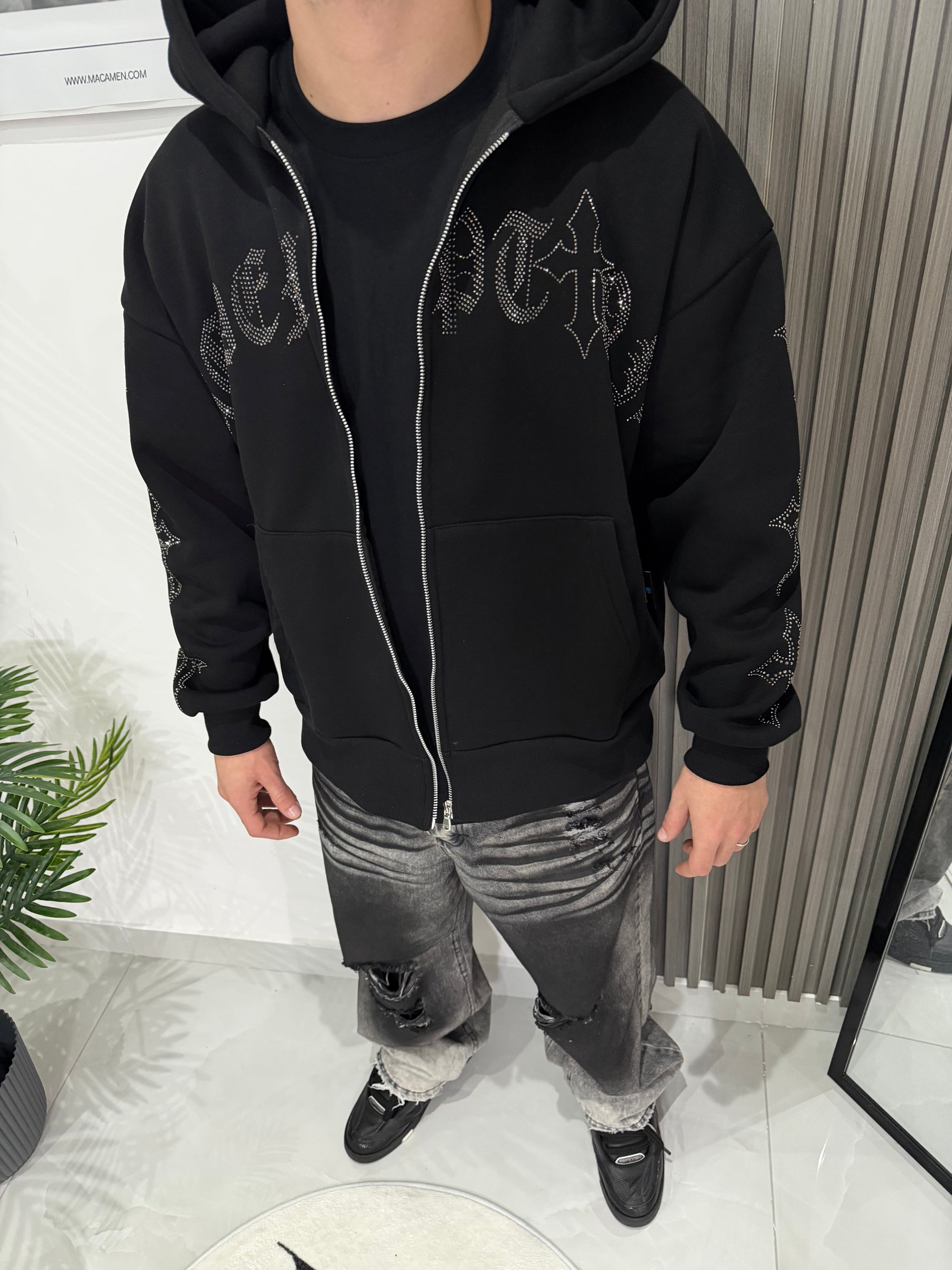 Felpa DIAMOND crop fit